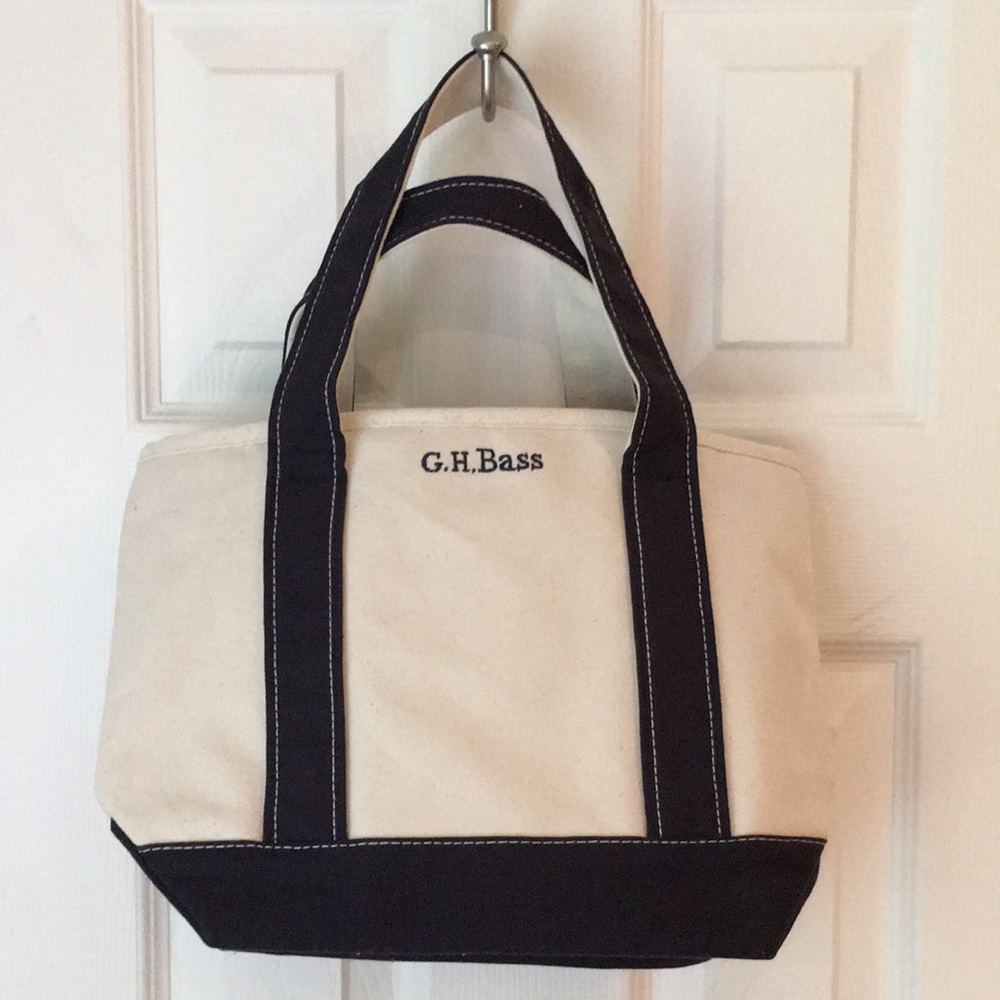 G.H. BASS canvas bag…brand new, never used
